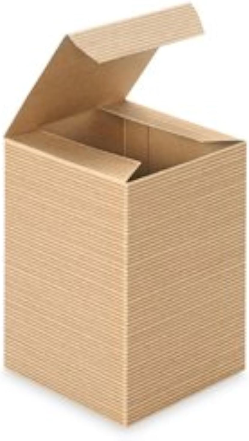 Kraft Retail Boxes, 4x4x6" (10 pcs)